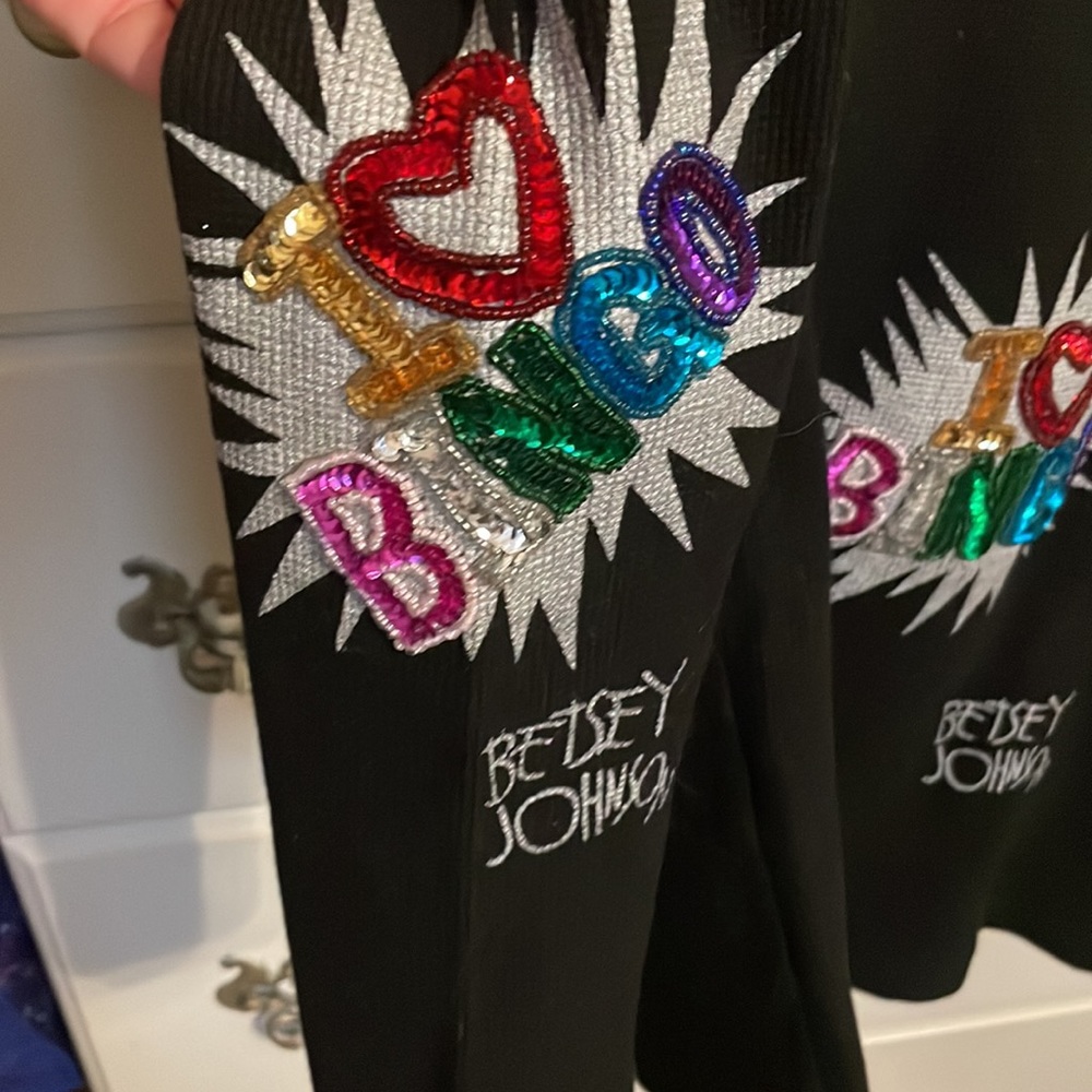 *Sale* Vintage Betsey Johnson Bingo Shirt - Picture 3 of 3